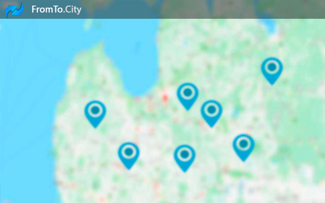 Deutschland on map, distance between cities | FromTo.City
